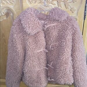 Cozy Pink Faux Fur Jacket